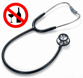 Stethoskop Ablehnung von schlechten Gewohnheiten für Bluthochdruck