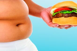 Die Ursachen für Bluthochdruck sind Fettleibigkeit und falsche Ernährung. 
